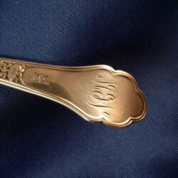 Sterling silver sugar spoon