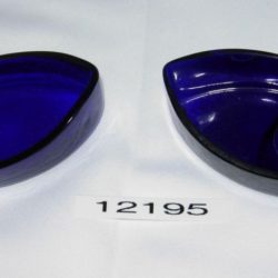 Cobalt blue glass dish liners