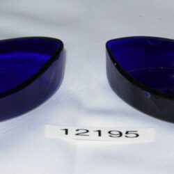 Cobalt blue glass dish liners