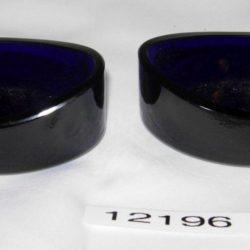 Cobalt blue glass dish liners