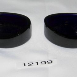 Cobalt blue glass dish liners