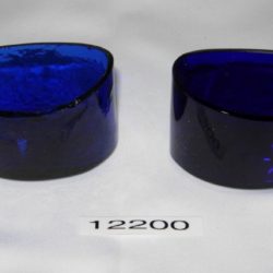 Cobalt blue glass dish liners