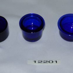 Cobalt blue glass dish liners