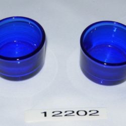 Cobalt blue glass dish liners