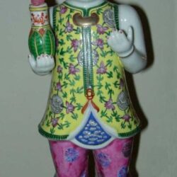 Porcelain figural candlesticks