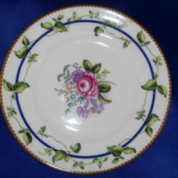 Pair of porcelain bread and butter plates