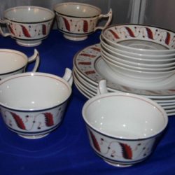 Group of cups, saucers and small plates