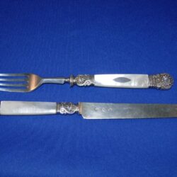 Set of forks and knives