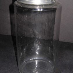 Blown glass jar