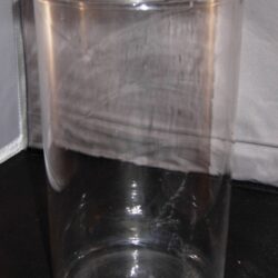 Blown glass jar