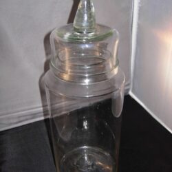 Blown glass jar