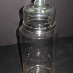 Blown glass jar