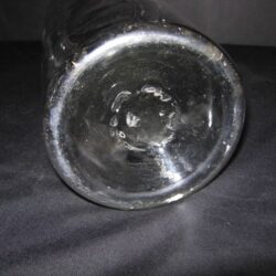 Blown glass jar