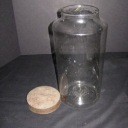 Blown glass jar