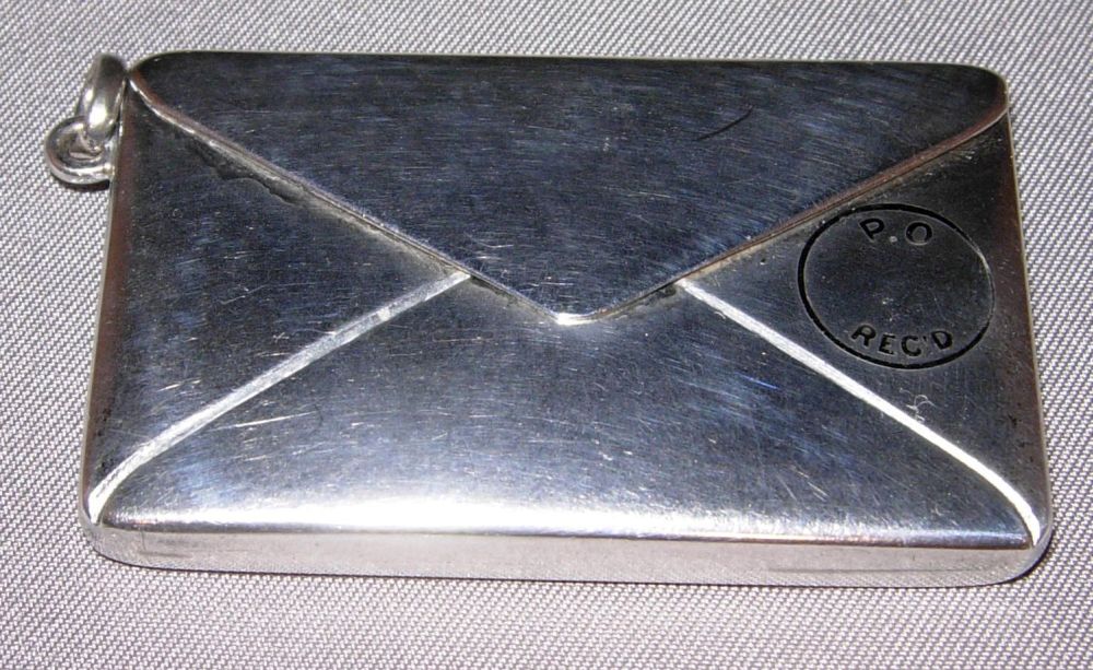 Tiffany & Co. Sterling Silver Mailbox Stamp Dispenser