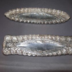 Sterling silver brush covers