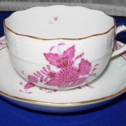 Porcelain cup and saucer