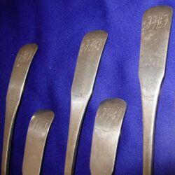 Set of coin silver tablespoons, Southern