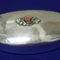 Sterling silver dresser box