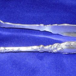 Sterling silver sugar tongs