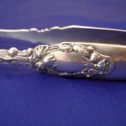 Sterling silver sugar tongs