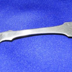 Coin silver salt spoon