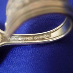 Sterling silver baby spoon