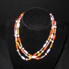 Triple-strand bead choker