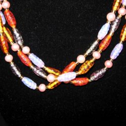 Triple-strand bead choker