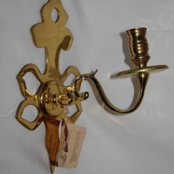 Pair of brass sconces